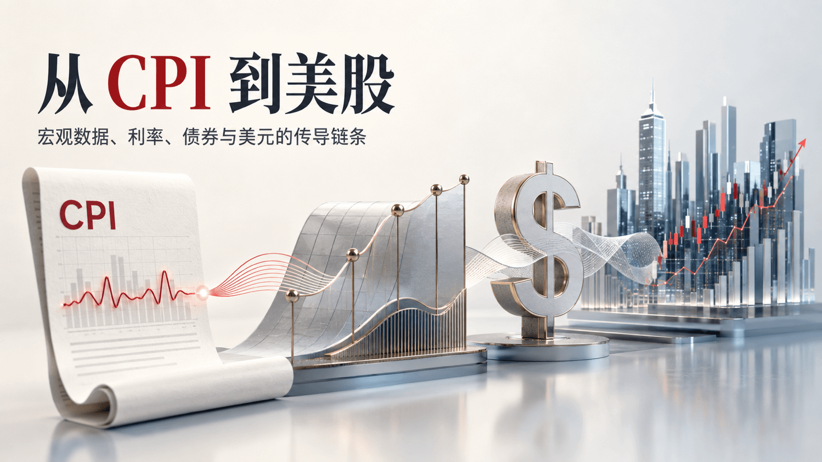从CPI到美股,一篇文章讲清楚宏观数据、利率、债券、美元与股市之间的完整传导链条